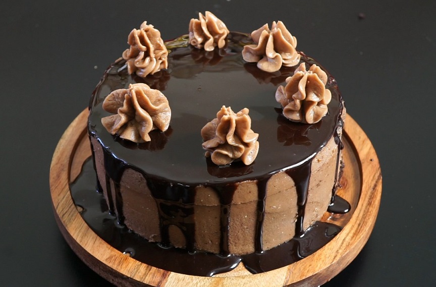 Chocolate Coffee Cake (Eggless)