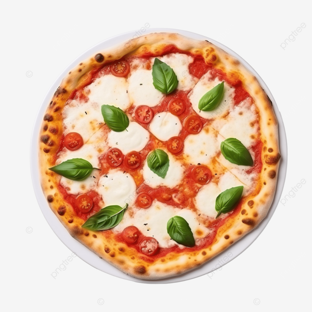 Margarita Pizza (Veg)<br>R6″